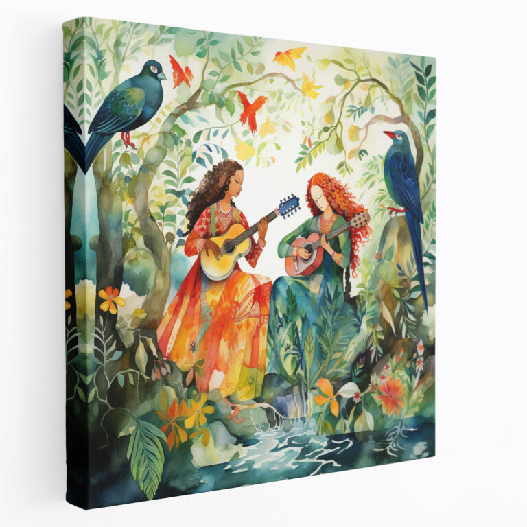 Whimsical Amazon Women Canvas Print - Amazon Women, Whimsical, Canvas Print, Playful