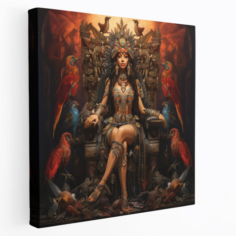 Amazon Women Wall Art - Amazon Women, Wall Art, Captivating, Throne