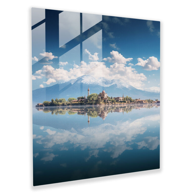 Tranquil Anatolia Glass Print - Anatolia, Serene, Photograph, Landscapes