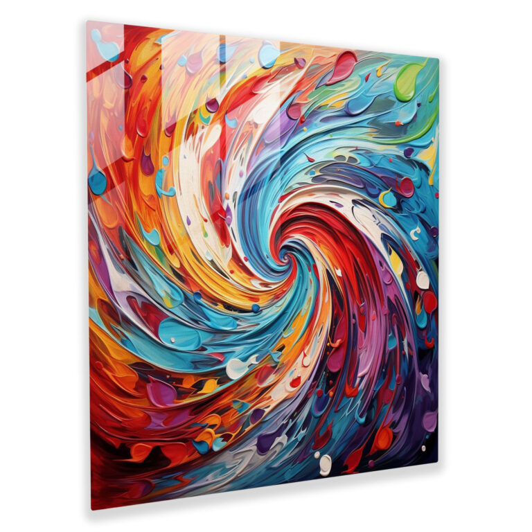 Anatolia Glass Print - Modern Abstract Painting - Anatolia, Glass Wall Art, Wall Decoration, Home Decoration