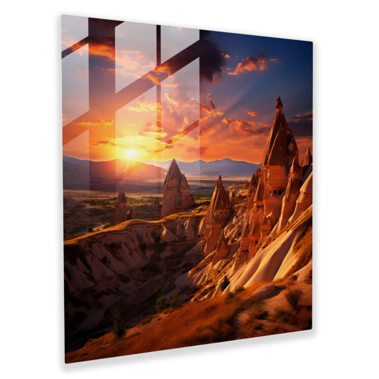 Anatolia Photography Glass Print - Anatolia, Glass Print, Cappadocia, Home Decoration