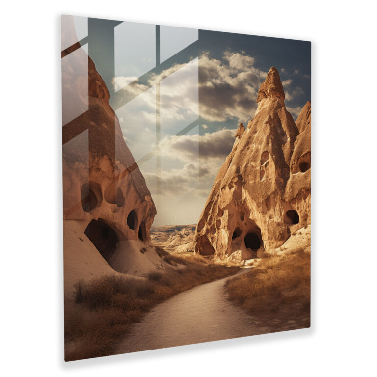 Anatolia Panorama Glass Print - Anatolia, Glass Art, Home Decoration, Wall Decoration
