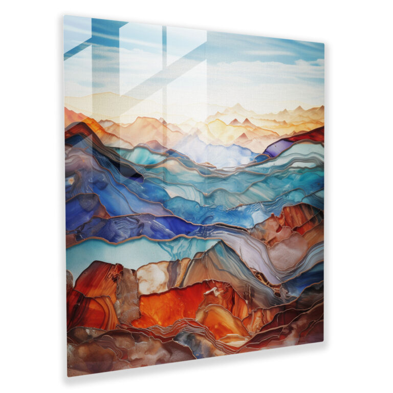 Anatolia Glass Print - Mesmerizing Fusion Of Anatolian Landscapes - Anatolia, Mesmerizing, Wall Decoration, Anatolia