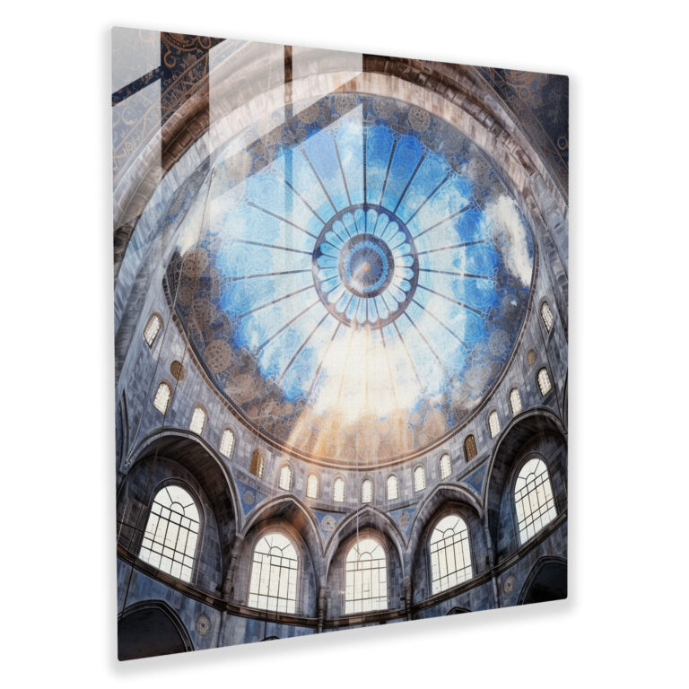 Anatolia Glass Print - Timeless Beauty Of Anatolian Architecture - Anatolia, Home Decoration, Sophistication, Glass Art