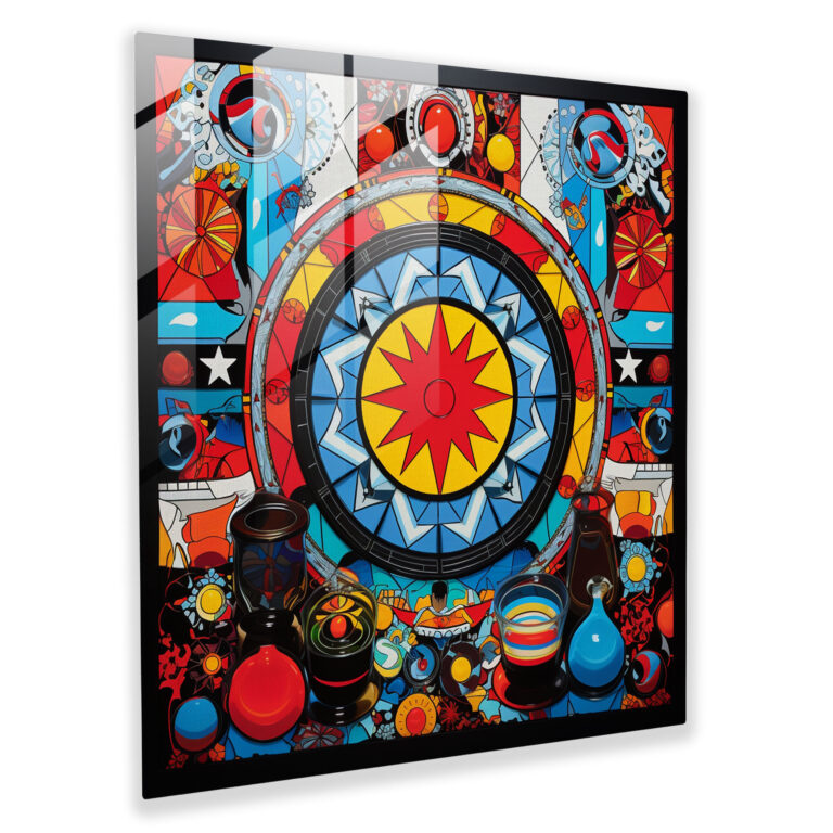 Anatolia Pop Art Glass Print - Anatolia, Home Decoration, Glass Wall Art, Modern Art