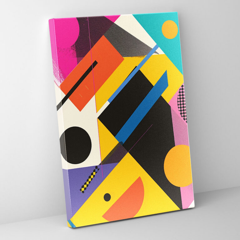 Geometric Andy Warhol Style Wall Art - Andy Warhol, Wall Art, Andy Warhol Style, Canvas Wall Art
