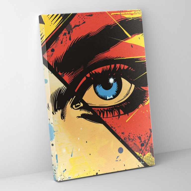 Comic Book Andy Warhol Style Wall Art - Andy Warhol, Home Decoration, Canvas Print, Canvas