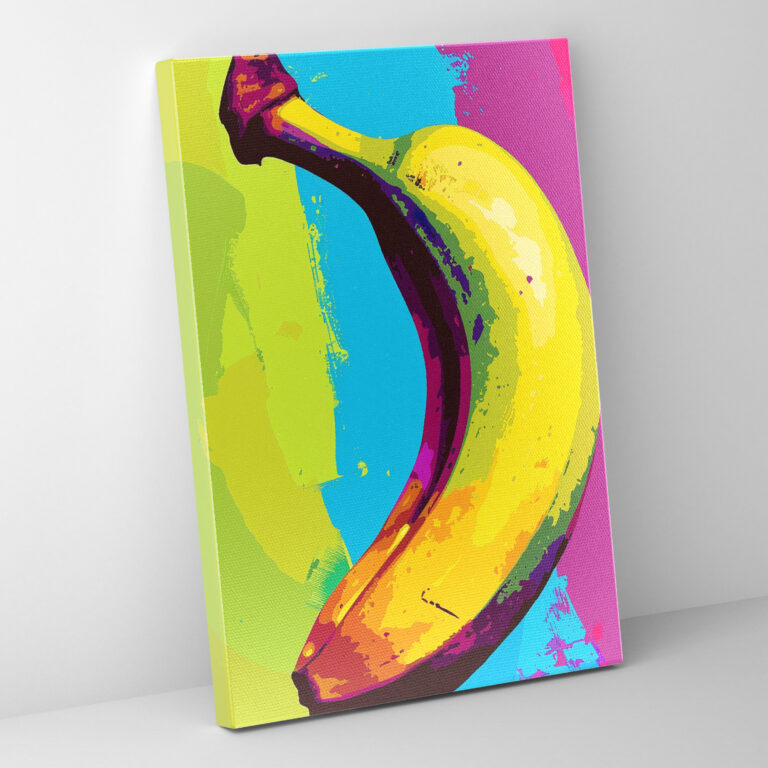 Andy Warhol Pop Art Banana Wall Art - Andy Warhol, Wall Decoration, Home Decoration, Canvas