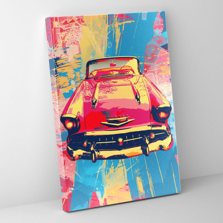 Andy Warhol Retro Cars Wall Art - Andy Warhol, Andy Warhol, Wall Art, Canvas Print