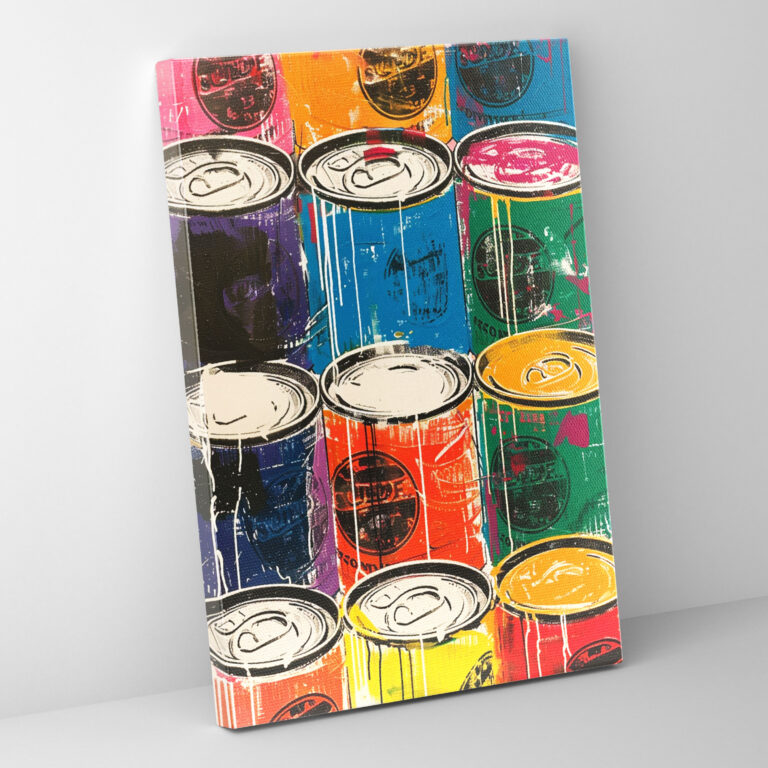 Andy Warhol Soup Cans Canvas Print - Andy Warhol, Wall Decoration, Canvas, Canvas Wall Art