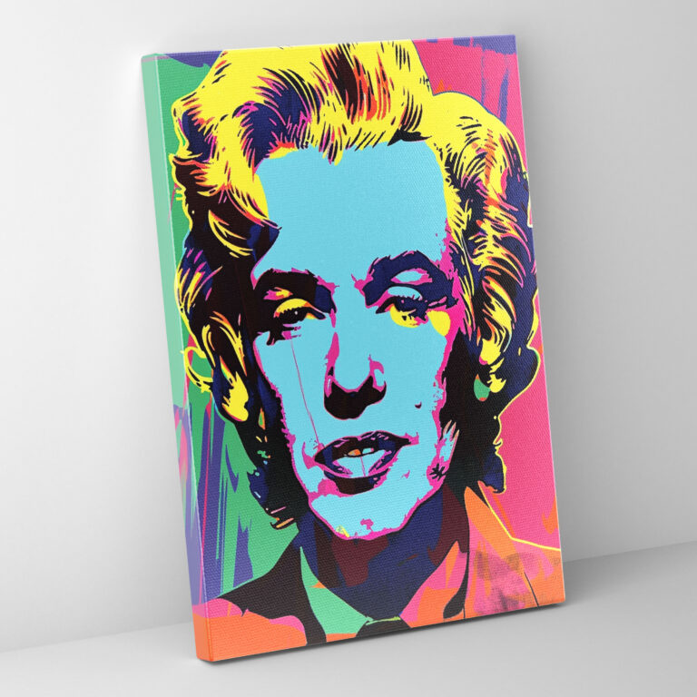 Andy Warhol Celebrity Portraits Canvas Print - Andy Warhol, Home Decoration, Canvas Wall Art, Celebrities