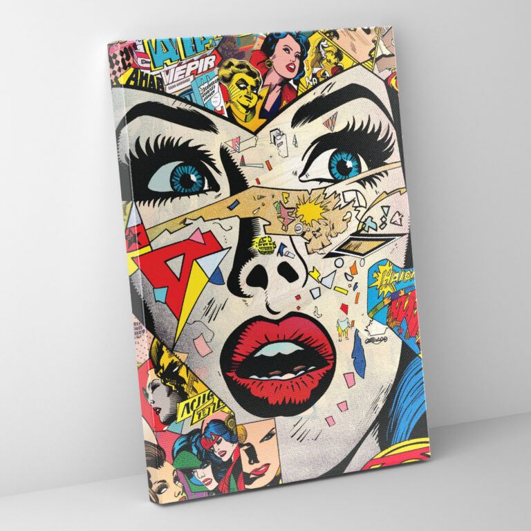 Andy Warhol Comic Book Panels Wall Art - Andy Warhol, Canvas, Home Decoration, Andy Warhol