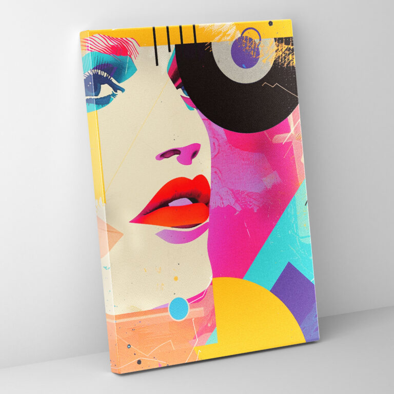 Andy Warhol Colorful Shapes Canvas Print - Andy Warhol, Canvas Wall Art, Home Decoration, Shapes