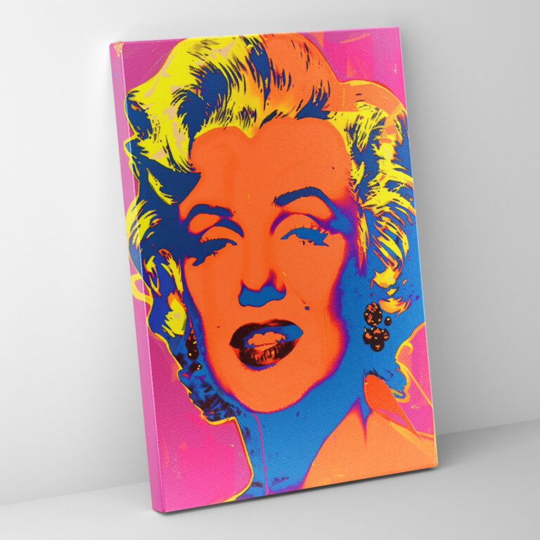 Andy Warhol Style Canvas Print Wall Art - Andy Warhol, Home Decoration, Andy Warhol, Canvas Print