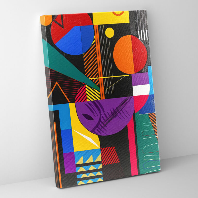 Andy Warhol Canvas Print - Abstract Geometric Design - Andy Warhol, Home Decoration, Wall Art, Andy Warhol