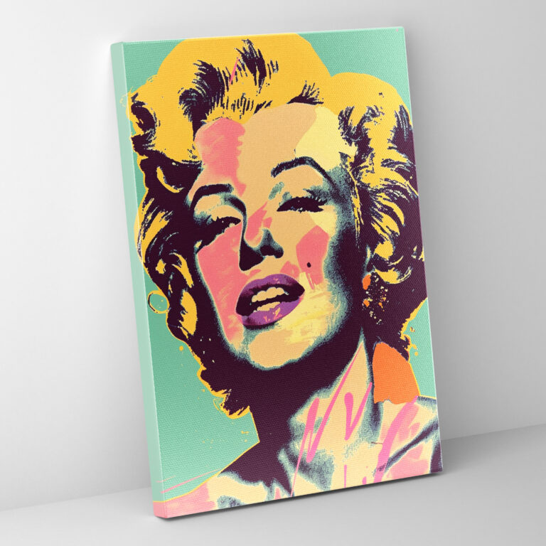 Andy Warhol Wall Art - Marilyn Monroe Retro Print - Andy Warhol, Wall Art, Canvas Print, Canvas Wall Art
