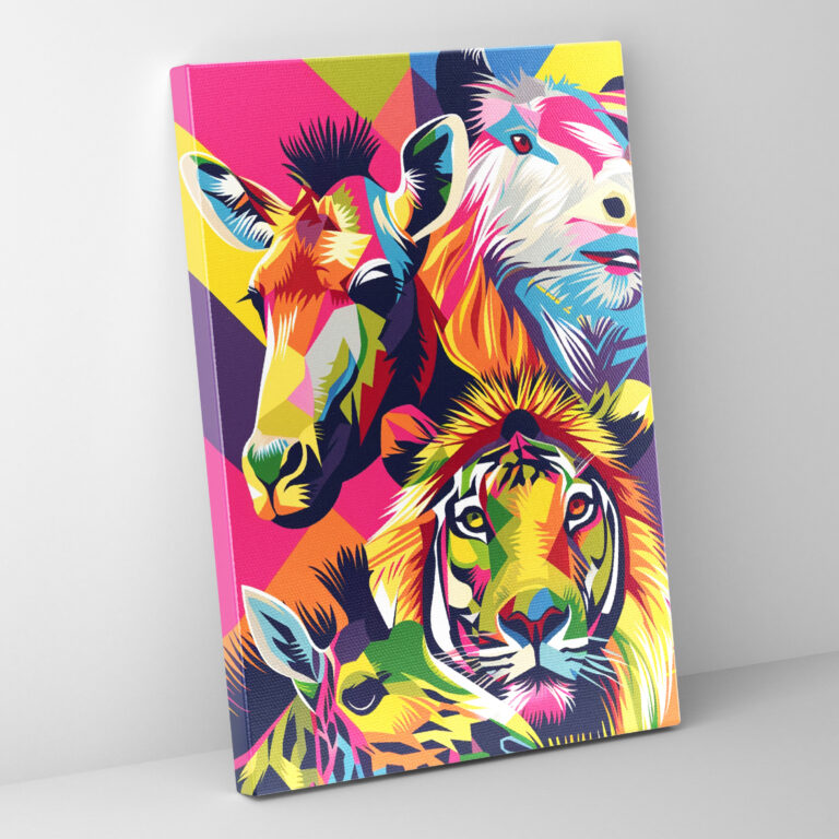 Andy Warhol Canvas Print - Animal Illustration - Andy Warhol, Wall Art, Canvas Wall Art, Home Decoration