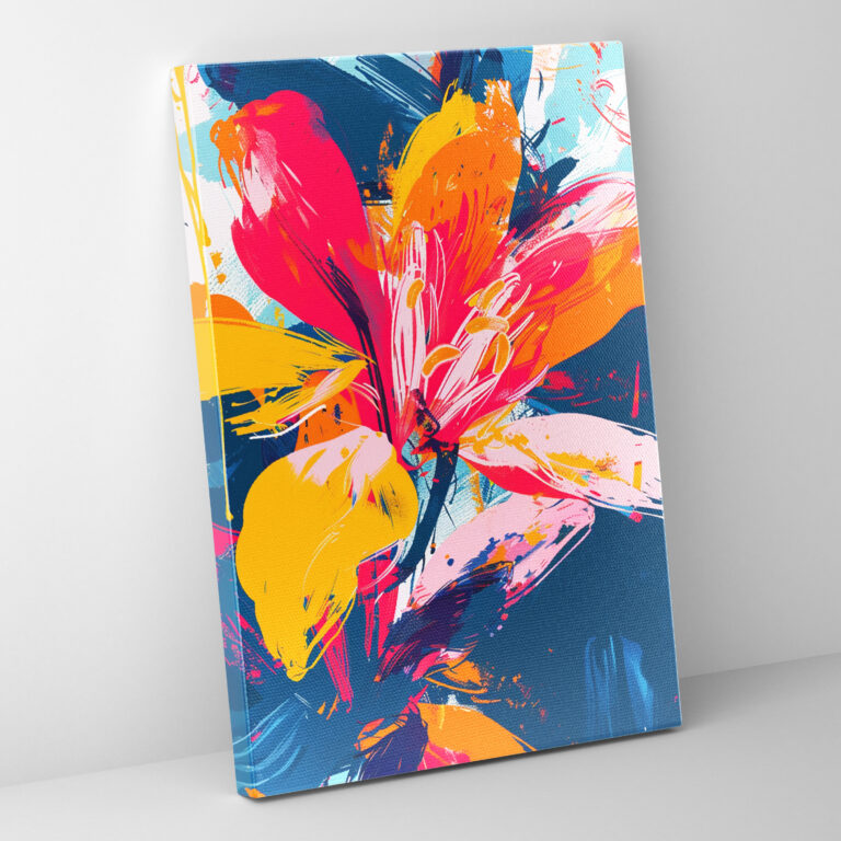 Andy Warhol Canvas Print - Abstract Floral Design - Andy Warhol, Home Decoration, Andy Warhol, Wall Art