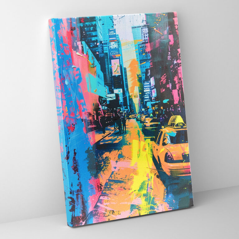 Andy Warhol Wall Art - Urban Street Scene - Andy Warhol, Canvas Print, Canvas Wall Art, Wall Decoration