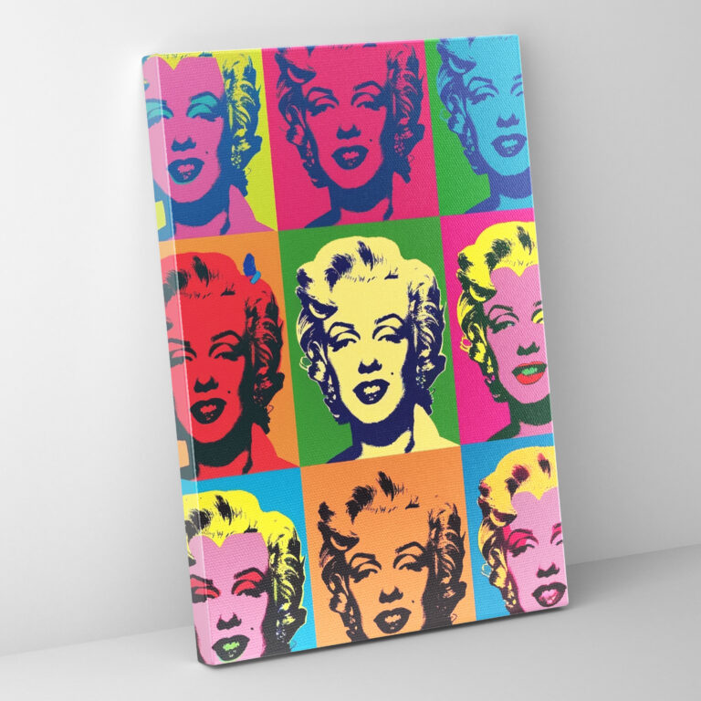 Andy Warhol Marilyn Monroe Canvas Print - Andy Warhol, Canvas Wall Art, Wall Decoration, Canvas
