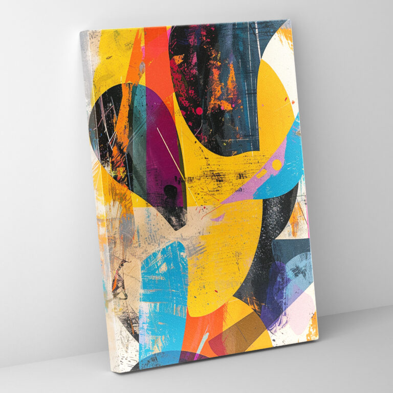 Andy Warhol Abstract Shapes Wall Art - Andy Warhol, Canvas, Home Decoration, Wall Decoration