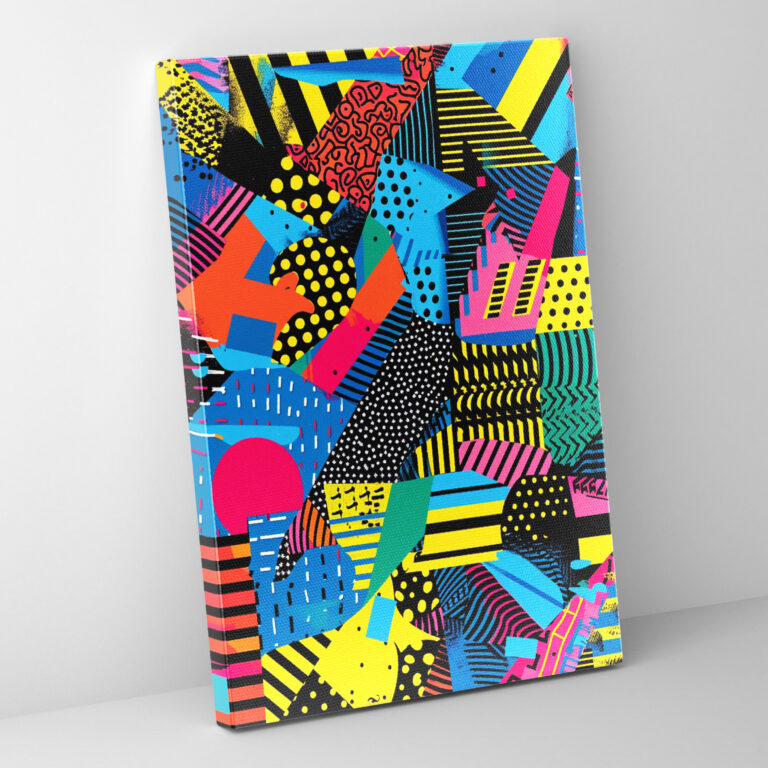 Abstract Andy Warhol Canvas Print - Andy Warhol, Canvas Wall Art, Canvas Print, Wall Art