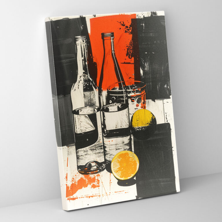 Monochromatic Everyday Objects Canvas Print - Andy Warhol Inspired Wall Art - Andy Warhol, Canvas Print, Andy Warhol, Home Decoration