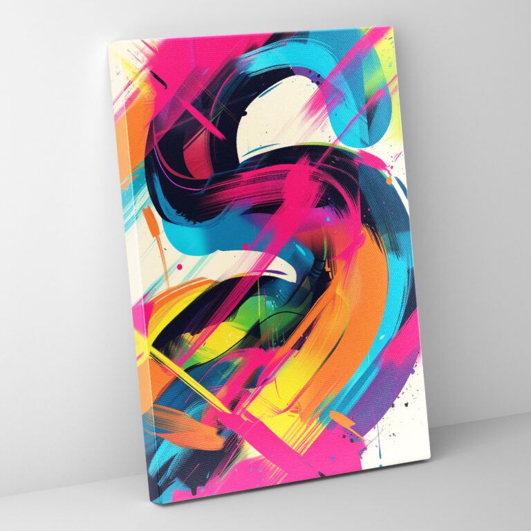 Andy Warhol Canvas Print Typography Design - Andy Warhol, Canvas Print, Wall Decoration, Canvas Wall Art