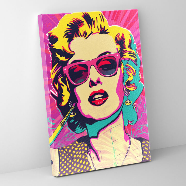 Andy Warhol Wall Decoration - Andy Warhol, Andy Warhol, Home Decoration, Canvas