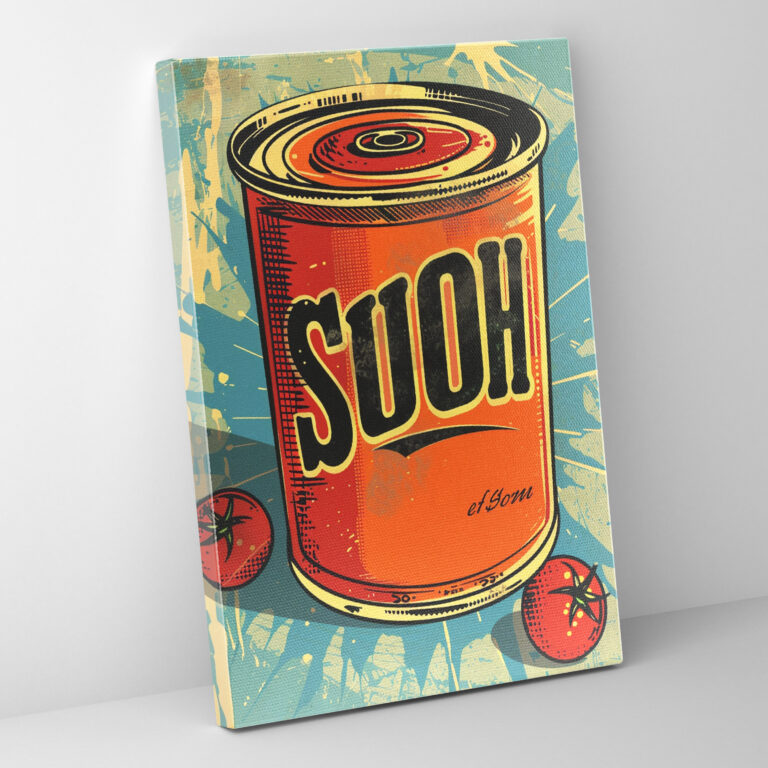 Andy Warhol Soup Can Canvas Print - Andy Warhol, Wall Decoration, Andy Warhol, Canvas Print