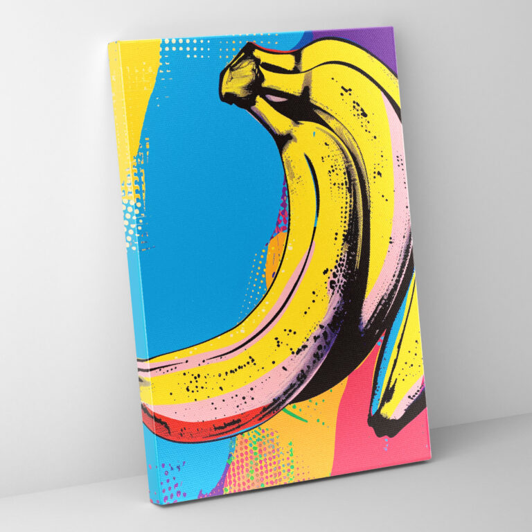 Andy Warhol Banana Canvas Print - Andy Warhol, Andy Warhol, Canvas Wall Art, Home Decoration