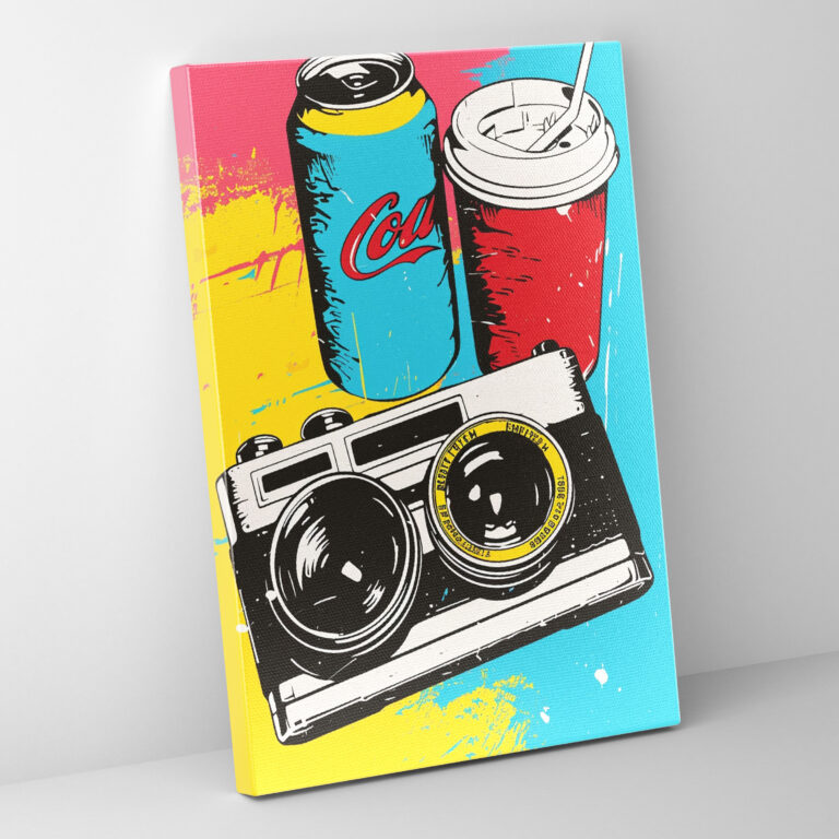 Andy Warhol Pop Art Canvas Print - Andy Warhol, Wall Art, Pop Art, Canvas Print