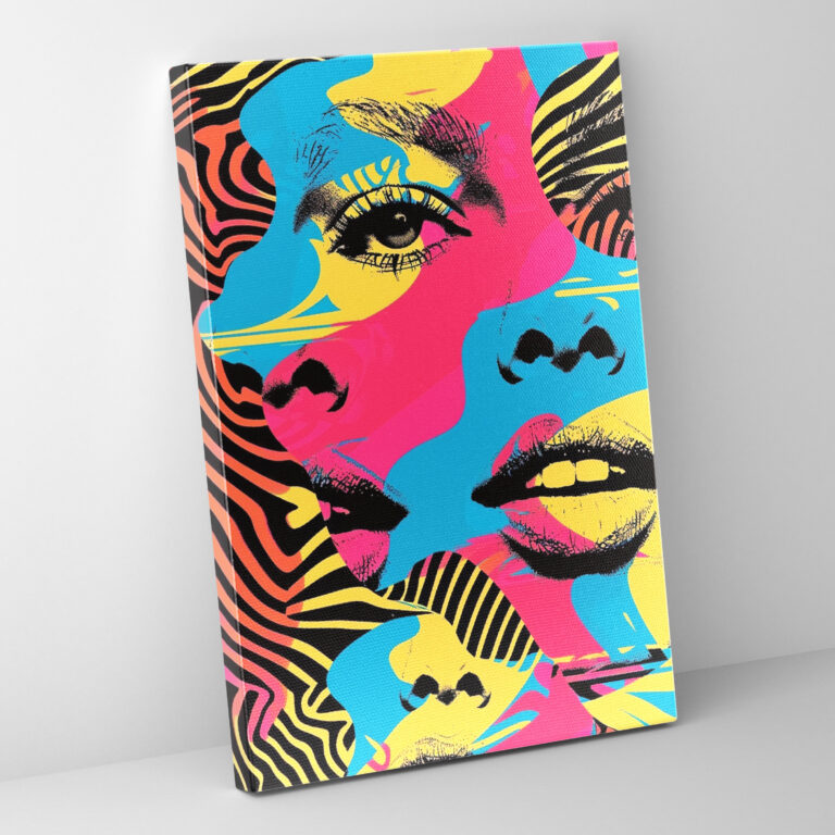 Andy Warhol Graphic Canvas Print - Andy Warhol, Graphic Design, Canvas, Home Decoration