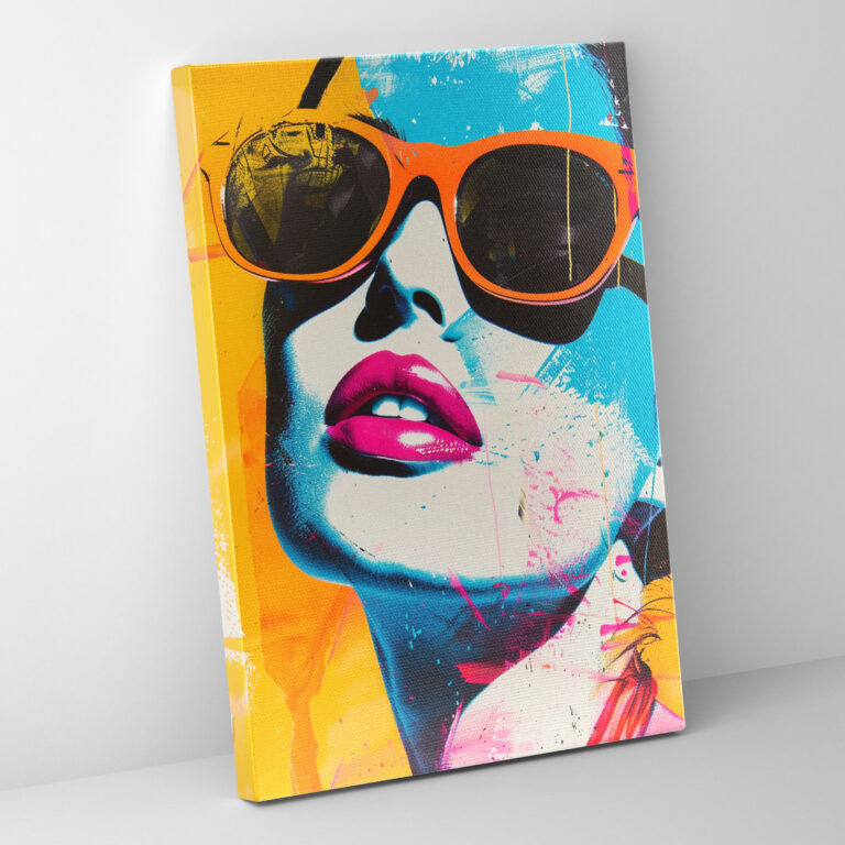 Playful Andy Warhol Canvas Print - Andy Warhol, Canvas Print, Wall Decoration, Wall Art