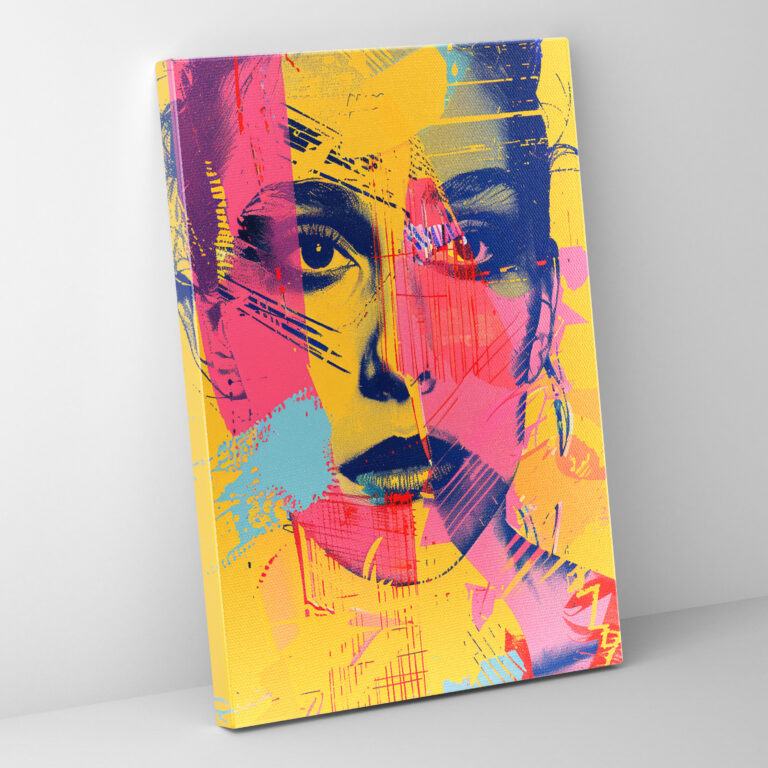 Typography Andy Warhol Wall Art - Andy Warhol, Canvas, Graphic Design, Wall Art