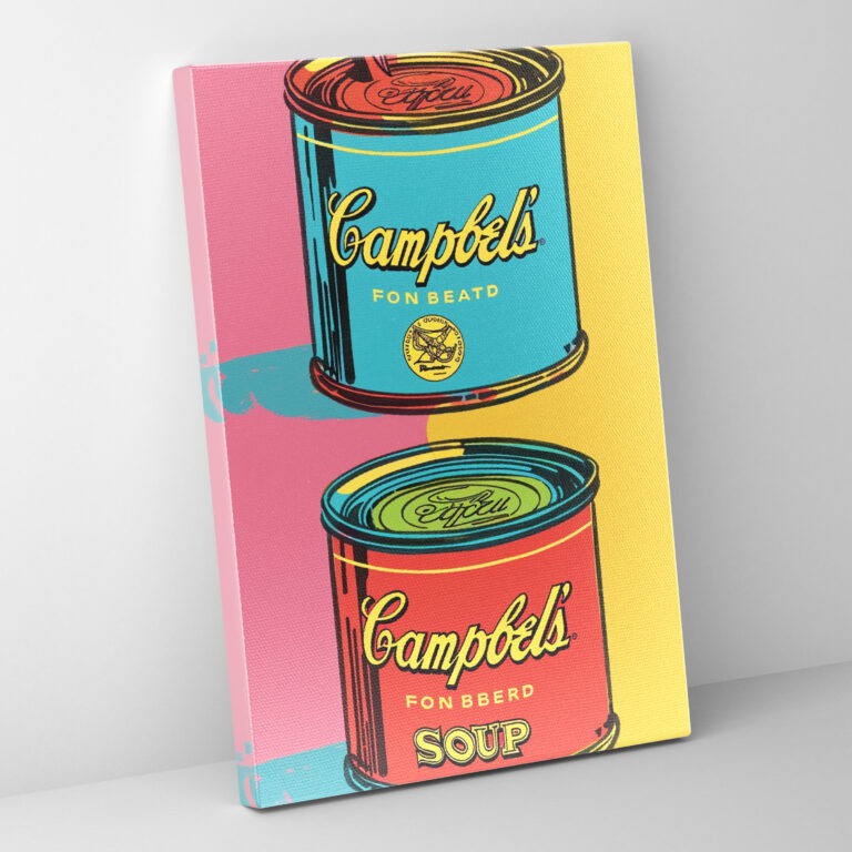 Andy Warhol Campbell's Soup Cans Canvas Print - Andy Warhol, Canvas Print, Andy Warhol, Wall Decoration