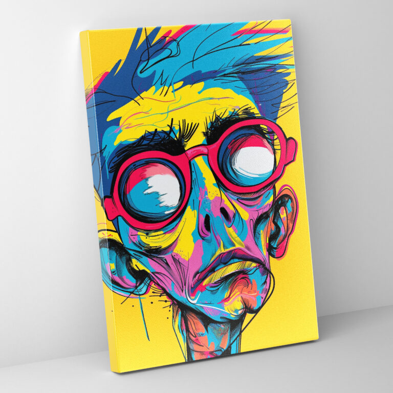 Andy Warhol Cartoon Characters Canvas Print - Andy Warhol, Andy Warhol, Canvas Print, Wall Art