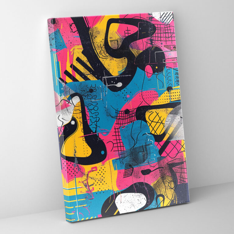 Abstract Andy Warhol Canvas Print - Andy Warhol, Andy Warhol, Canvas Print, Home Decoration