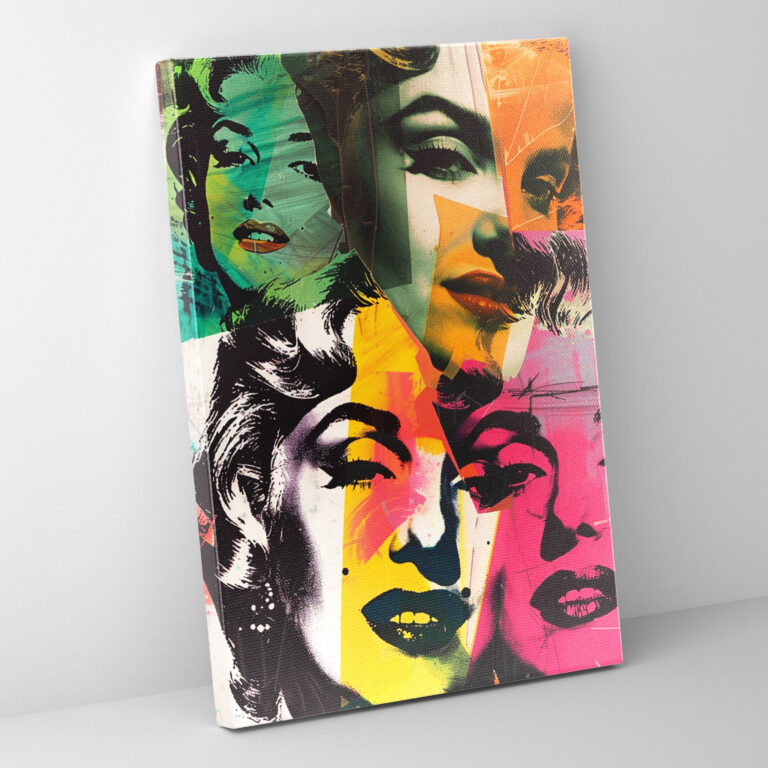 Andy Warhol Celebrity Canvas Print - Andy Warhol, Andy Warhol, Canvas Wall Art, Home Decoration