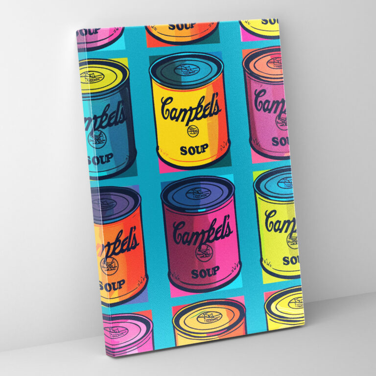 Andy Warhol Campbell's Soup Cans Canvas Print - Andy Warhol, Home Decoration, Andy Warhol, Wall Art