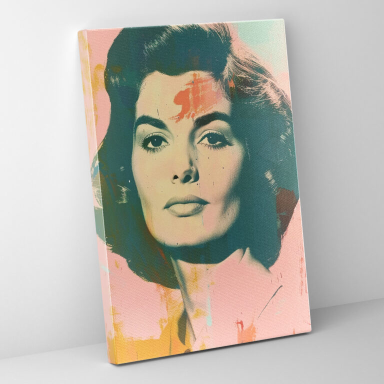 Andy Warhol Jackie Kennedy Canvas Print - Andy Warhol, Wall Decoration, Canvas Wall Art, Andy Warhol