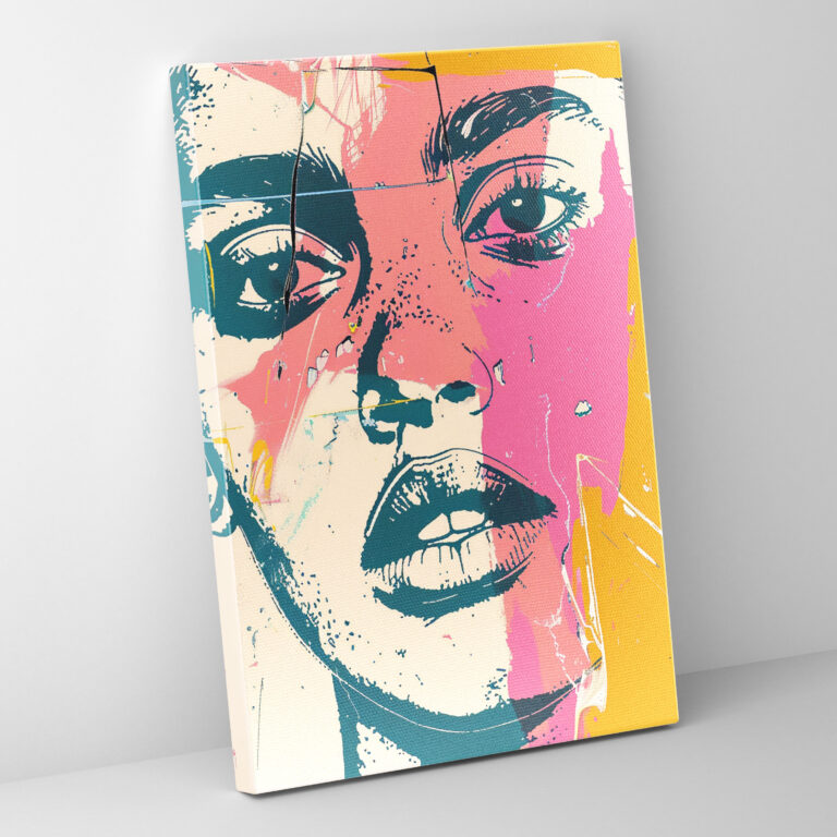 Andy Warhol Wall Art - Abstract Portraits In Pastel Hues - Andy Warhol, Canvas, Andy Warhol, Wall Art