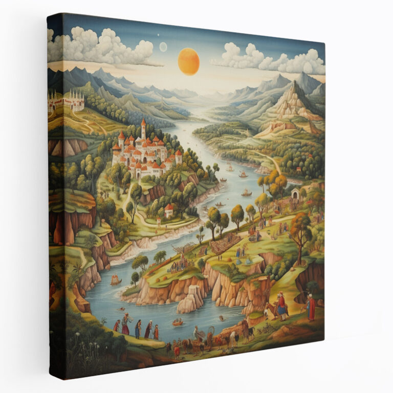 Anatolia Canvas Print - Ottoman Landscape - Anatolia, Cultural Charm, Wall Art, Canvas Wall Art