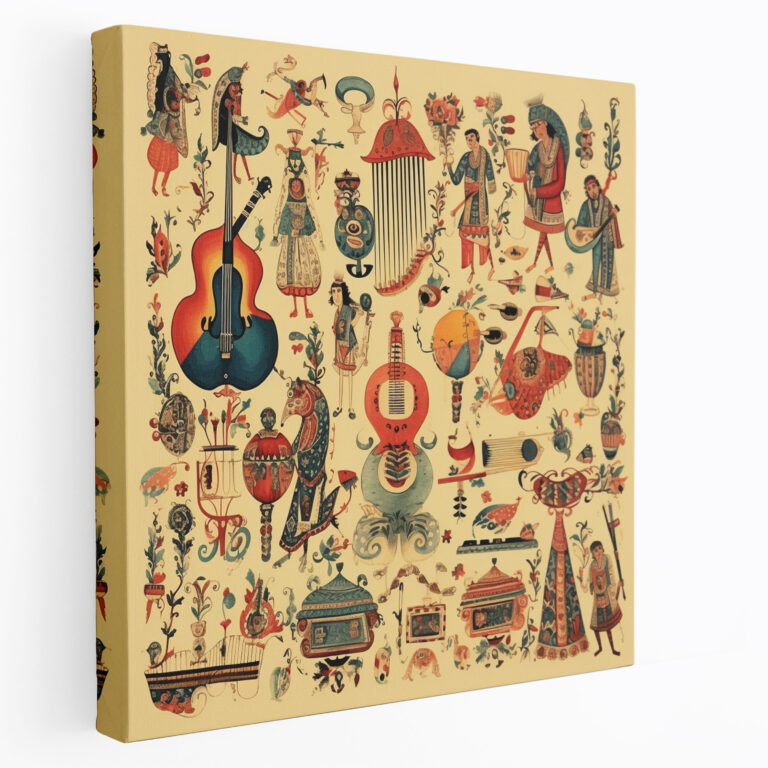 Anatolia Canvas Print - Vintage Folklore - Anatolia, Artistic Flair, Canvas Print, Cultural Richness