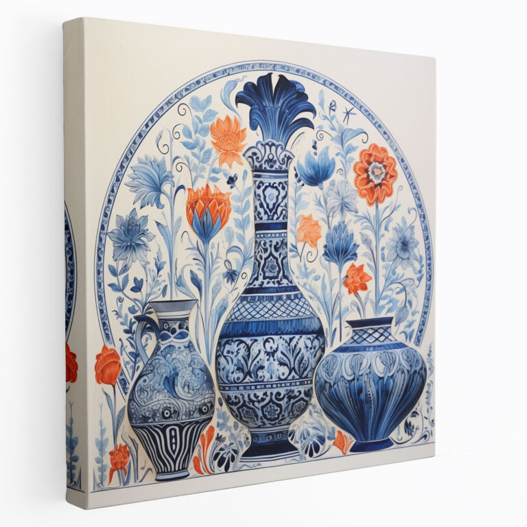 Anatolia Canvas Print - Ceramic Fusion - Anatolia, Fusion Of Tradition And Modernity, Canvas Wall Art, Canvas Print