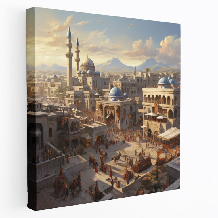 Anatolia Wall Art - Historic City Illustration - Anatolia, Canvas, Wall Art, Canvas Print