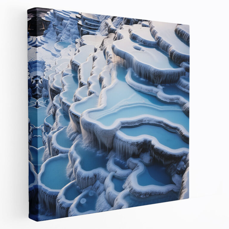 Anatolia Canvas Print - Pamukkale Terraces Wall Art - Anatolia, Canvas Print, Terraces, Anatolia