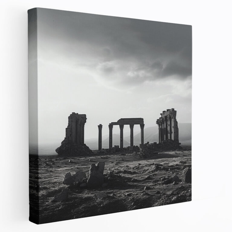 Anatolia Canvas Print - Minimalist Ruins - Anatolia, Wall Art, Anatolia, Canvas Wall Art