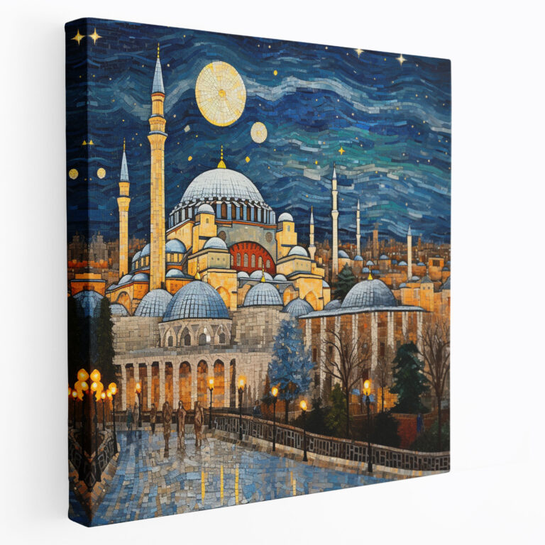 Anatolia Mosaic Wall Decoration - Anatolia, Canvas Print, Wall Decoration, Anatolian Mosaic