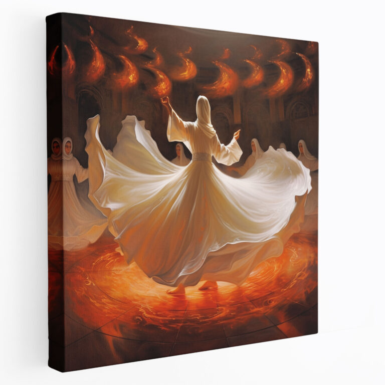Anatolia Whirling Dervishes Wall Art - Anatolia, Canvas Print, Anatolia, Mystical Sufi Dancers